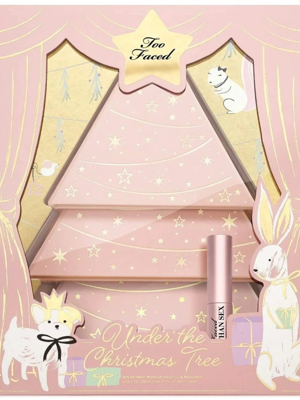 ✨NEW TOO FACED Tree 3x Shadow Palette + Better Than Sex Mascara -Limited Edition